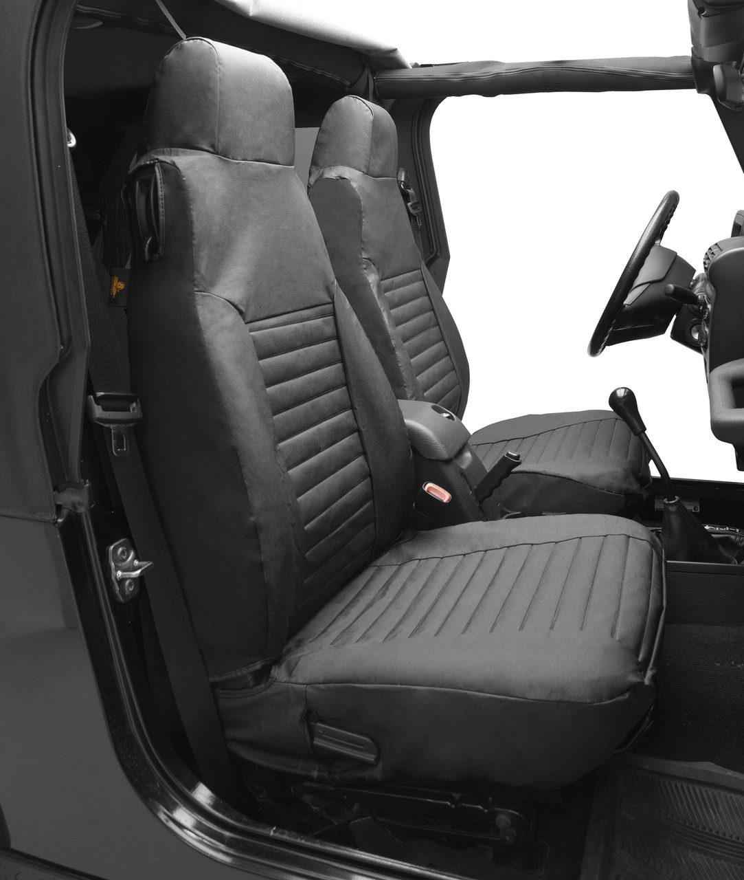 Front Seat Covers - Jeep 1980-83 CJ5; 1976-86 CJ7; 1987-91 Wrangler YJ -  Bestop