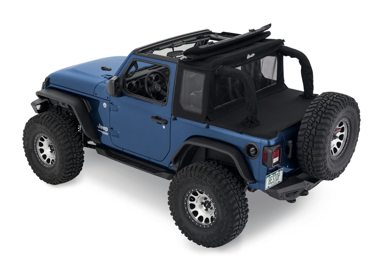 Trektop® Ultra™ Slantback Soft Top - Jeep 2018-Current Wrangler JL; 4-Door