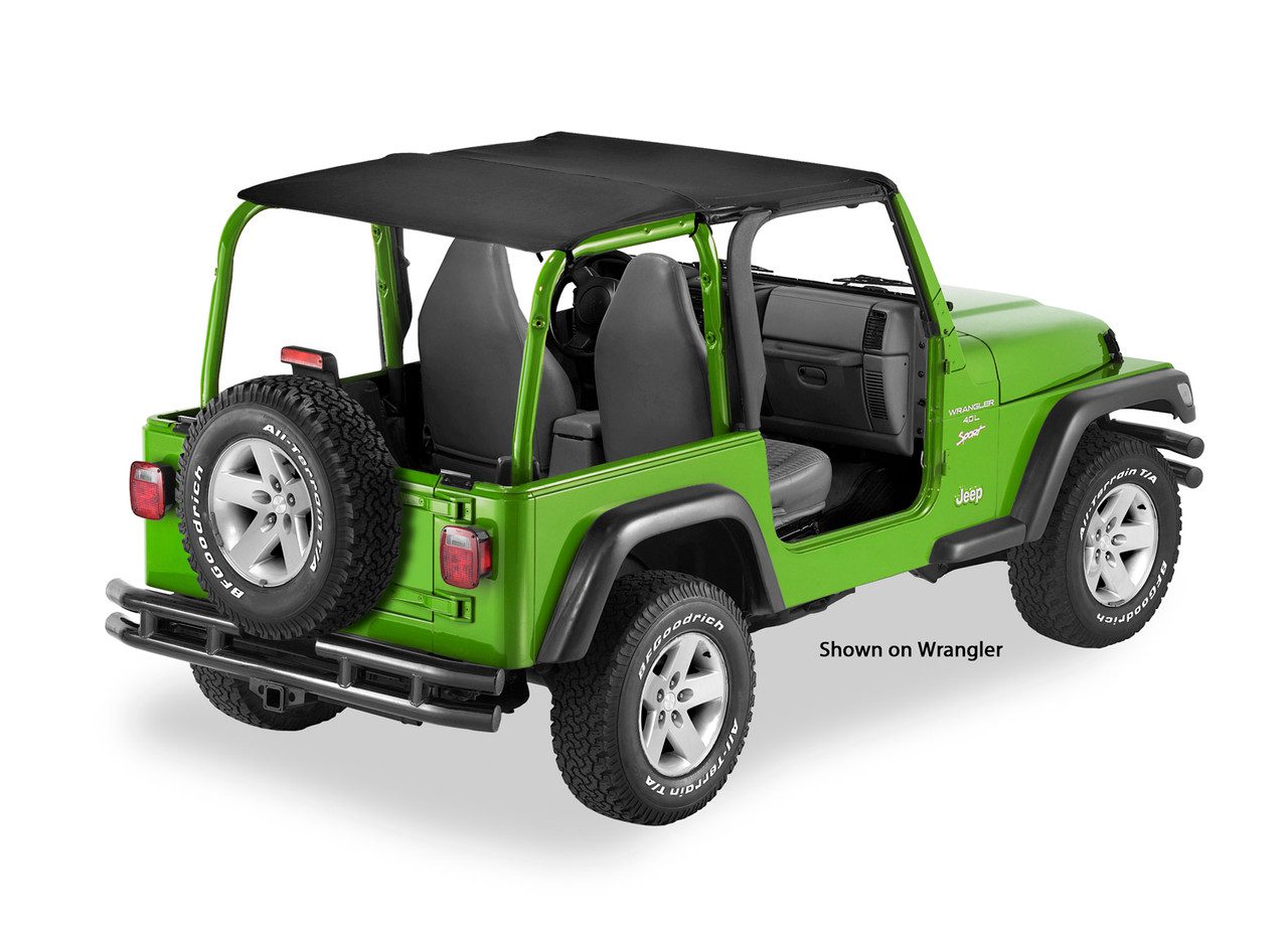Header Extended Safari Style Bikini Top - Jeep 2004-06 Wrangler TJ;  Unlimited - Bestop | Leading Supplier of Jeep Tops u0026 Accessories