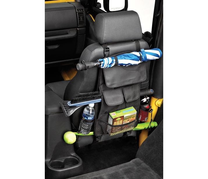 RoughRider™ Seat Back Organizer Jeep 1987-1995 Wrangler YJ; 1997-2006 Wrangler  TJ; 2007-2018 Wrangler JK; 2018-2022 Wrangler JL - Bestop | Leading  Supplier of Jeep Tops & Accessories