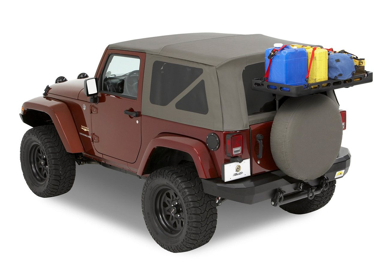 HighRock 4x4™ Tailgate Rack Bracket Kit Jeep 2007-2018 Wrangler JK - Bestop  | Leading Supplier of Jeep Tops & Accessories